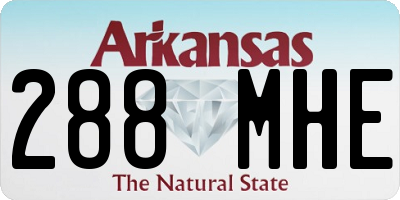 AR license plate 288MHE