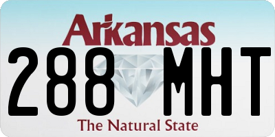 AR license plate 288MHT
