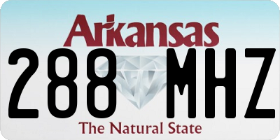 AR license plate 288MHZ