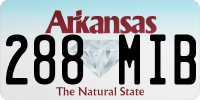 AR license plate 288MIB