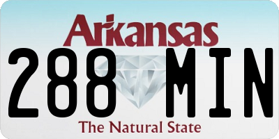 AR license plate 288MIN