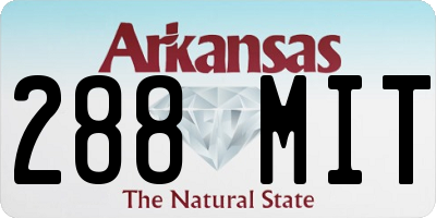 AR license plate 288MIT