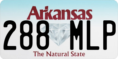 AR license plate 288MLP