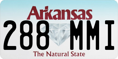 AR license plate 288MMI