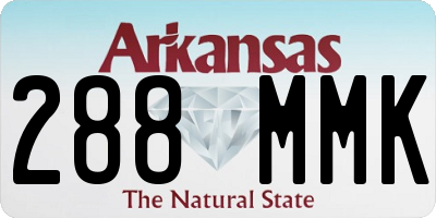 AR license plate 288MMK