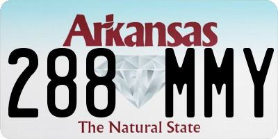 AR license plate 288MMY