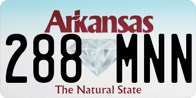 AR license plate 288MNN