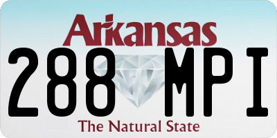 AR license plate 288MPI