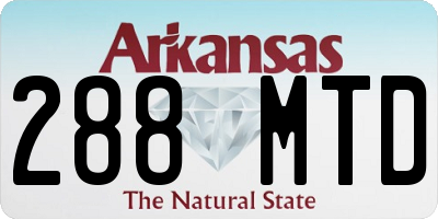 AR license plate 288MTD