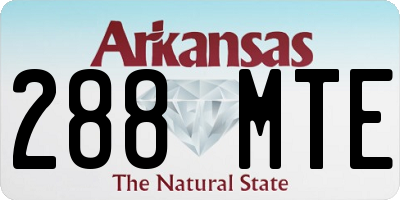 AR license plate 288MTE