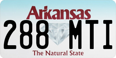 AR license plate 288MTI