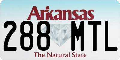 AR license plate 288MTL