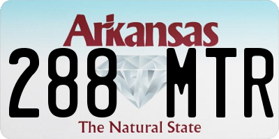 AR license plate 288MTR