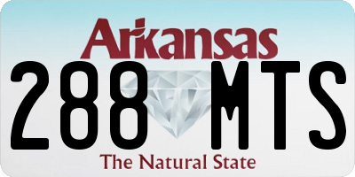AR license plate 288MTS