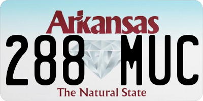 AR license plate 288MUC