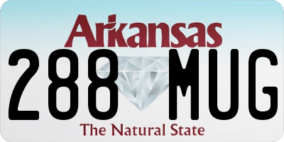 AR license plate 288MUG