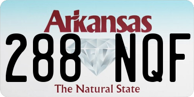 AR license plate 288NQF