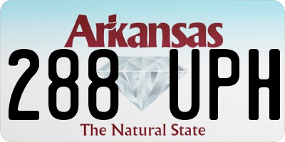 AR license plate 288UPH