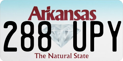 AR license plate 288UPY