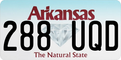 AR license plate 288UQD