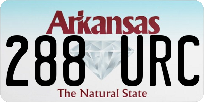 AR license plate 288URC