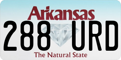 AR license plate 288URD