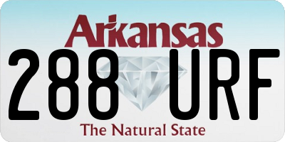 AR license plate 288URF