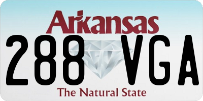 AR license plate 288VGA
