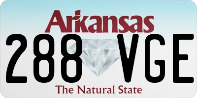AR license plate 288VGE
