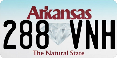 AR license plate 288VNH