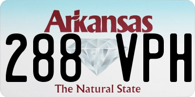 AR license plate 288VPH