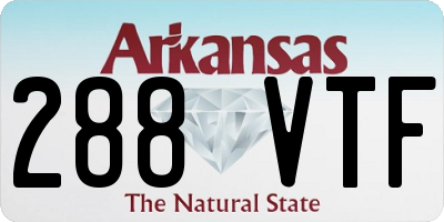 AR license plate 288VTF