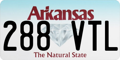 AR license plate 288VTL