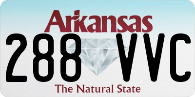 AR license plate 288VVC