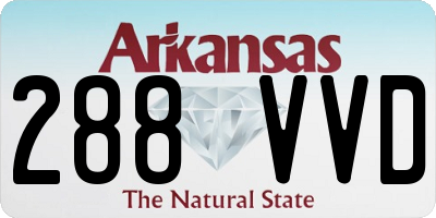 AR license plate 288VVD