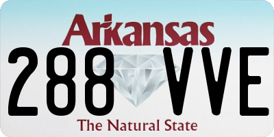 AR license plate 288VVE