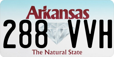 AR license plate 288VVH