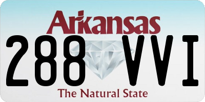 AR license plate 288VVI