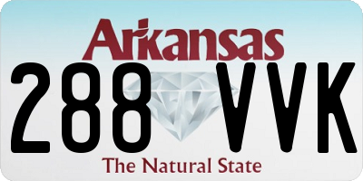 AR license plate 288VVK