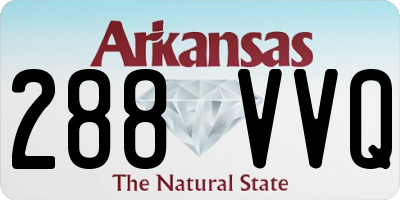 AR license plate 288VVQ