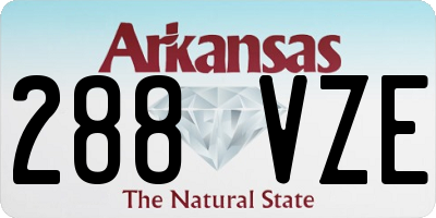 AR license plate 288VZE