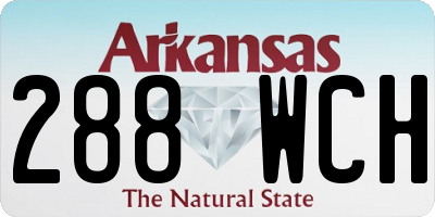 AR license plate 288WCH