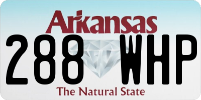 AR license plate 288WHP