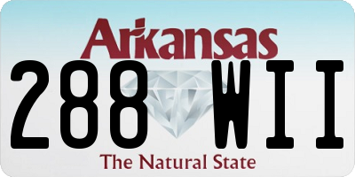 AR license plate 288WII