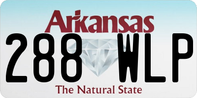 AR license plate 288WLP