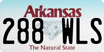 AR license plate 288WLS