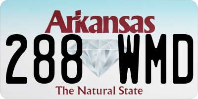 AR license plate 288WMD