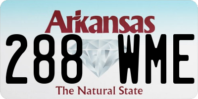 AR license plate 288WME