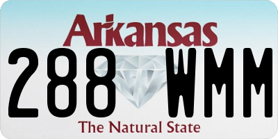 AR license plate 288WMM