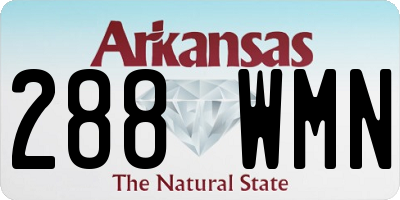 AR license plate 288WMN